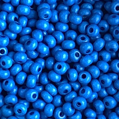 RC433 Terra Matt Blue size 6 seed beads