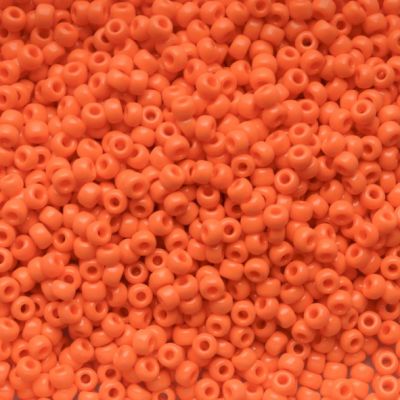 RC8-0406 Op Orange Size 8 Seed Beads