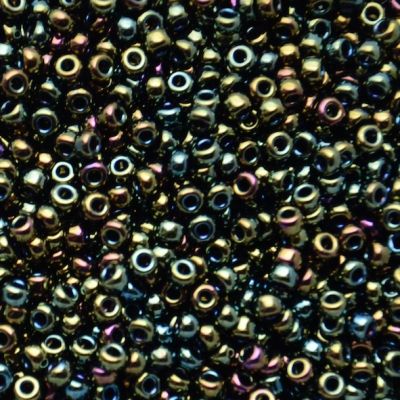 RC8-0453 Forest Green Iris Size 8 Seed Beads