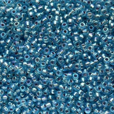 RC8-1018 SL Aqua AB Size 8 Seed Beads