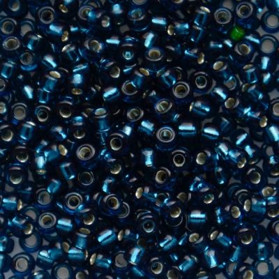 RC8-1425 SL Blue Zircon Size 8 Seed Beads
