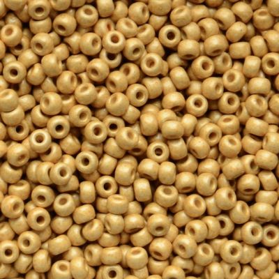 RC8-4202F Dur Mat Galvanised Gold Size 8 Seed Beads