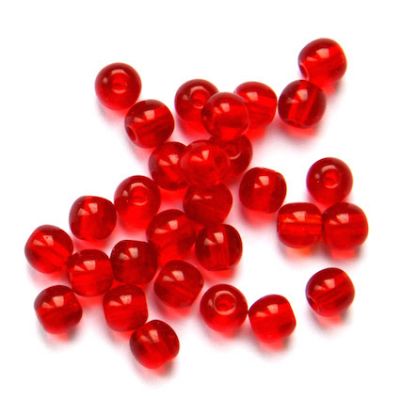 RG403 4mm Clear Red Rounds