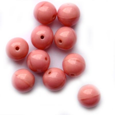 RG838 8mm Opaque Pink Rounds