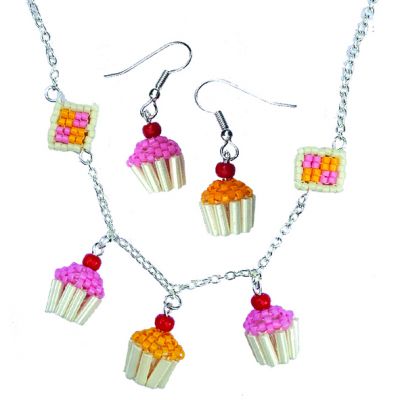 Tea Party Necklace and Earrings Kit