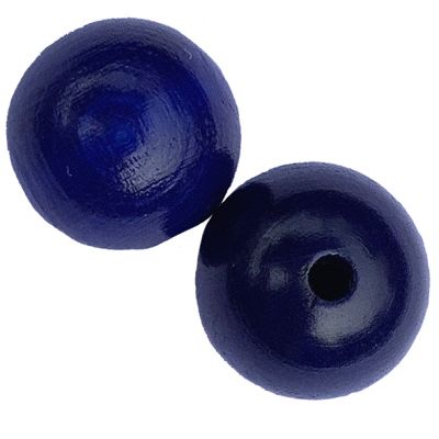 WD1804 18mm Blue Wooden Round