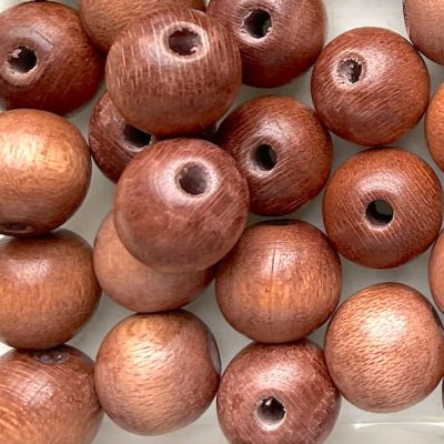 WD1011 10mm Almond Wooden Beads