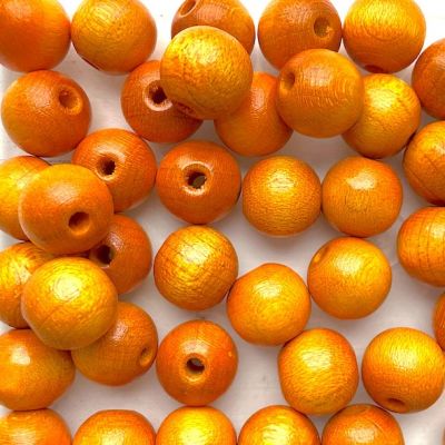 WD1019 10mm Sunshine Wooden Beads