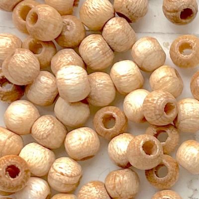 WD464 4mm Natural Wooden Beads