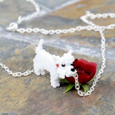 Walter the Westie Necklace Kit