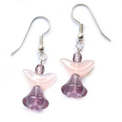 Angelic Earrings - Purple KT5214