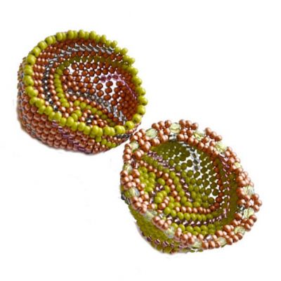 Beaded Bowls Pattern, Plain and Frill