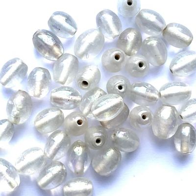 Dip659 12x10mm Crystal Lustre Oval Beads