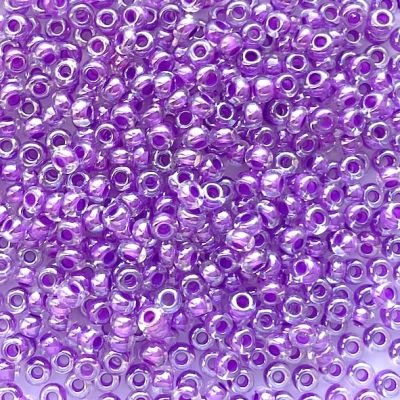 Dip703 Size 9 Magenta Ld Lustre Crystal Seed Beads