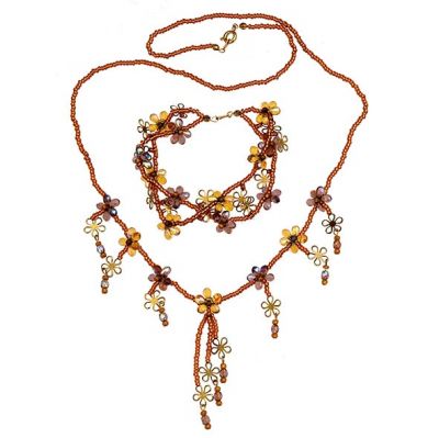 Fleur Necklace and Bracelet Pattern