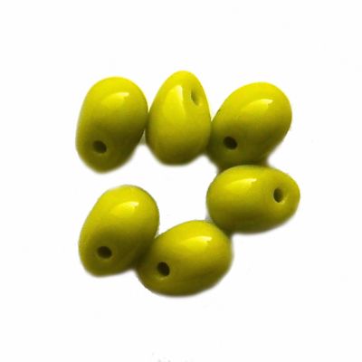 GL5807 4x6mm Olive Green Drop