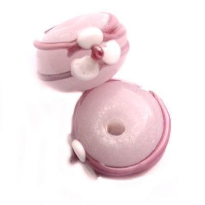 GL6504 Pink Bonnet Beads