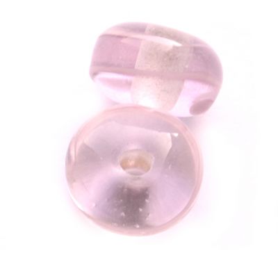GL6506 Clear Pink Swirl Beads