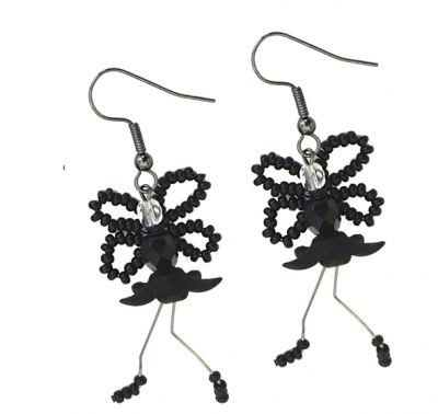 Kiera Flying Witch Earrings