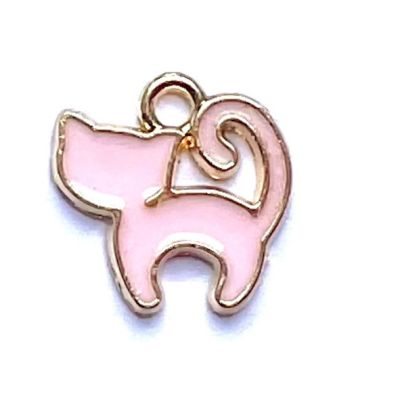 MB593 Pale Pink Cat Charm