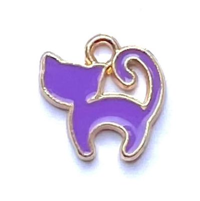 MB596 Purple Cat Charm