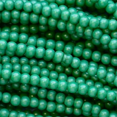 GP418 4mm Green Glass Pearls