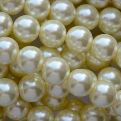 GP1202 12mm Ivory Glass Pearls