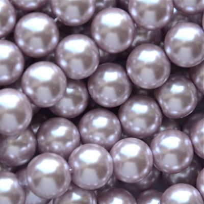 GP1205 12mm Pale Lilac Glass Pearls