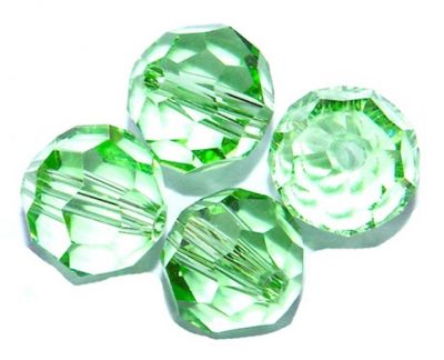 CCR807 8mm Emerald Cut Crystal Round