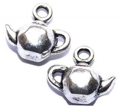 MB831 Silver Tea Pot Charm