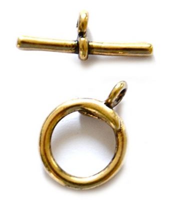 MB322 Gold Round Toggle Fastener