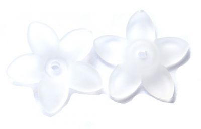 PB109 17mm Frost White Flower