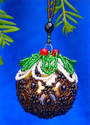 Christmas Pudding Bauble Kit