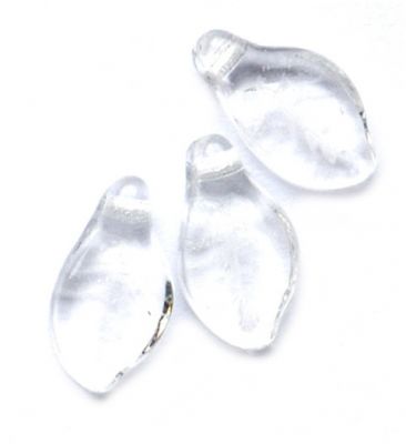 GL3362 Clear Glass TO Leaf Bead