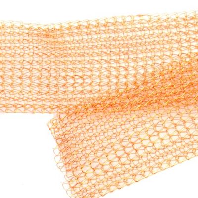 KWR007 Light Gold Knitted Wire Ribbon