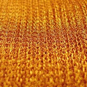 KW110 Light Gold 0.1mm Wide Knitted Wire