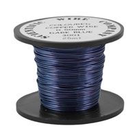 EW206 0.2mm Dark Blue Soft Wire