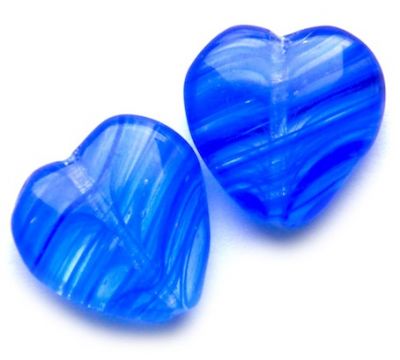 GL3350 Sapphire Marl Heart