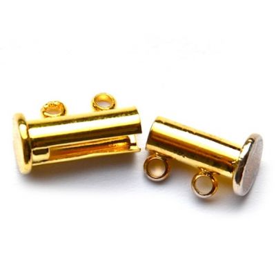 FN255G Gold Plated 2 Row Fastener