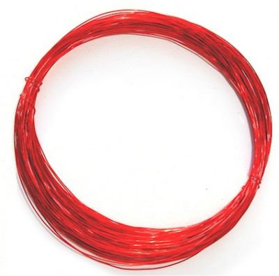 JW381 Red 0.3mm Half Hard Wire