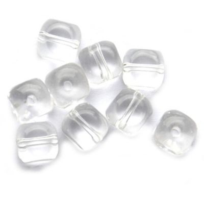 GL5010 6mm Rounded Crystal Cube