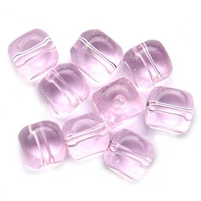 GL5011 6mm Rounded Pink Cube