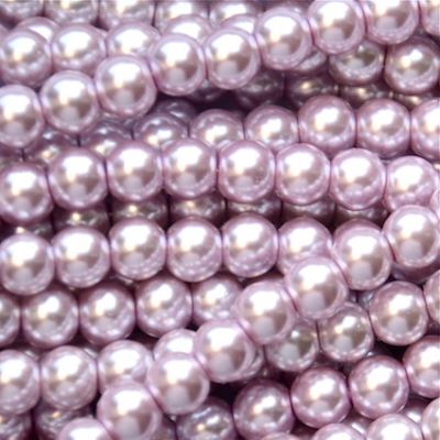 GP814 8mm Lilac Glass Pearls