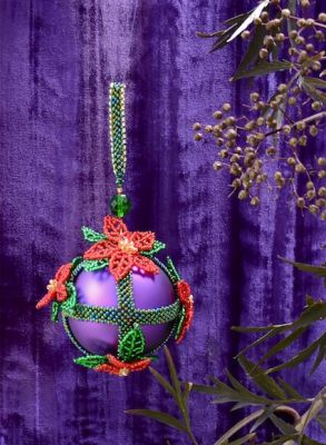 Bead Pack for Poinsettia Bauble