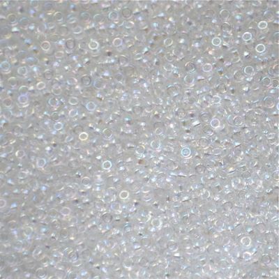 15-0250 Crystal AB Size 15 Seed Beads