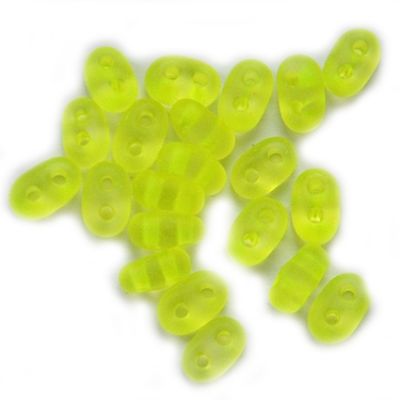 TW075 Neon Yellow Twin Beads