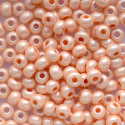 RC199 Apricot Pearl Size 6 Seed Beads