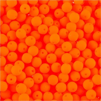 RG498 Bright Orange Velvet 4mm Rounds