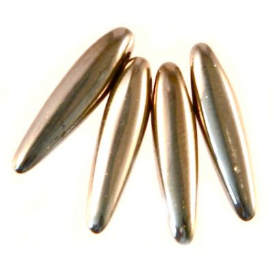 GL5596 16x5mm Gunmetal Thorn Bead
