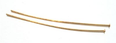 FN016 Gold Thin Hard Headpins